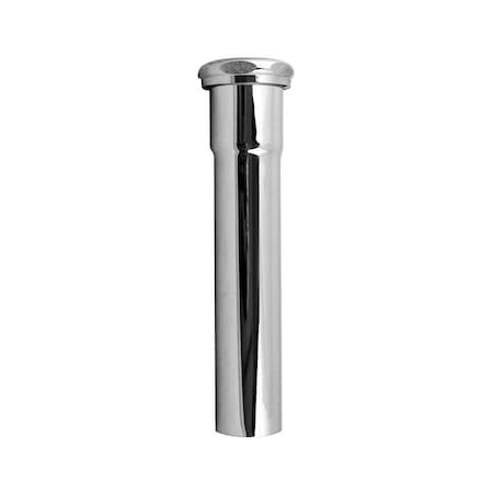 Thrifco Plumbing 22 Gauge 1-1/4 Inch x 6 Inch Chrome Plated Brass Tubular Extens 4400648